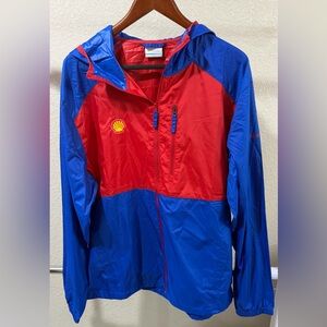 Columbia x Shell Flash Forward Windbreaker Hooded Jacket Men's L